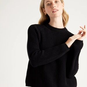 100% Organic Cotton Fisherman Crew Sweater